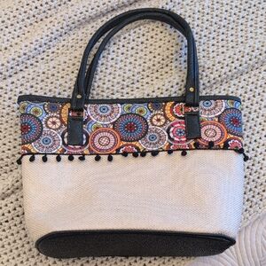 Colorful Patterned Tote Bag